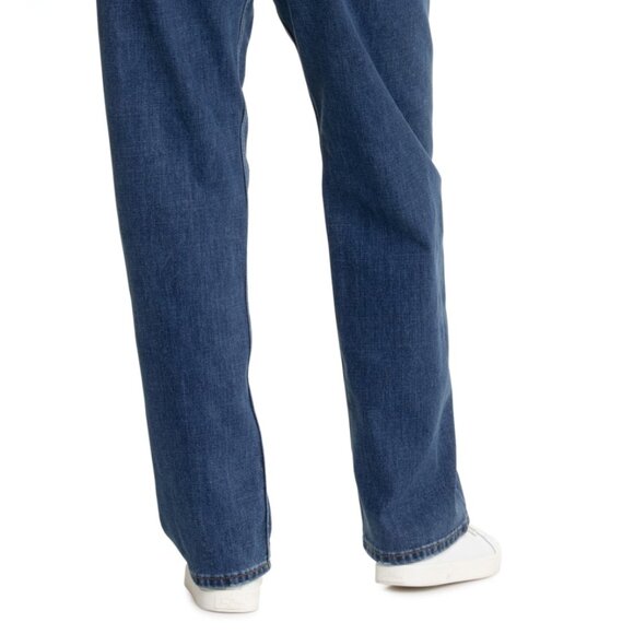 NEW DUER Midweight-Performance Loose Fit Jeans - Straight Leg Medium Blue 252 - Picture 6 of 6